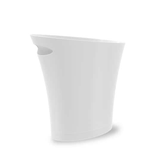 Umbra 2gal. White Skinny Trash Can